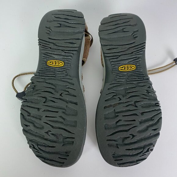 Keen Whisper Water Sandals Women's Size 9 Brown Waterproof Bungee Hiking Outdoor - Picture 7 of 12